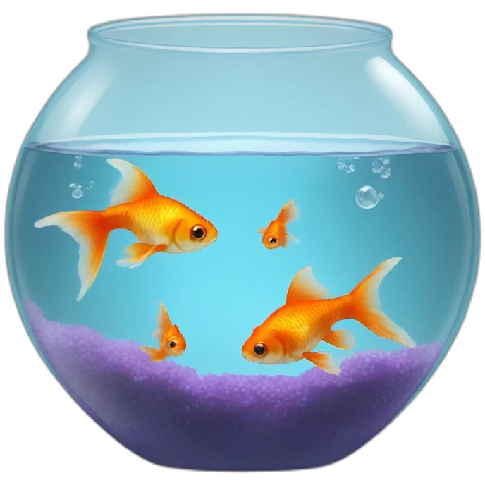goldfish in a Fish bowl emoji