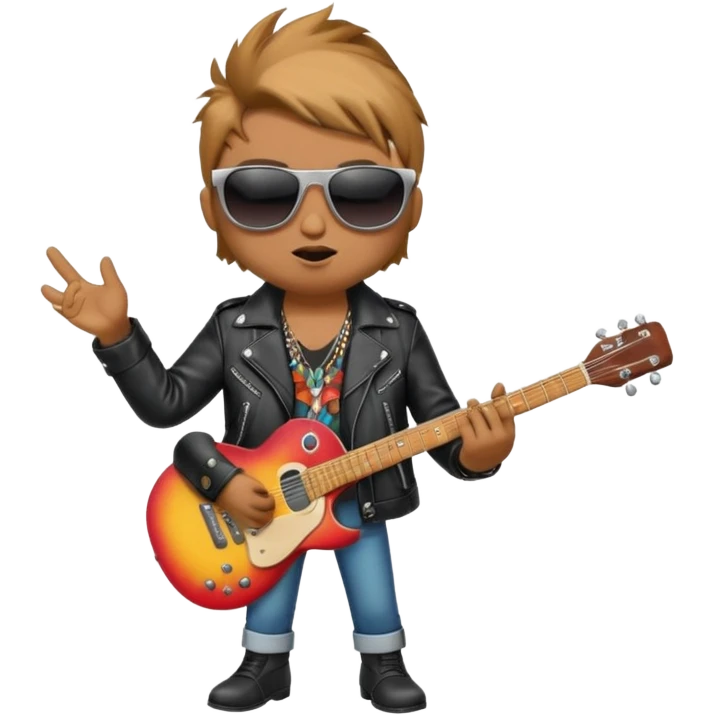 rockstar bird emoji