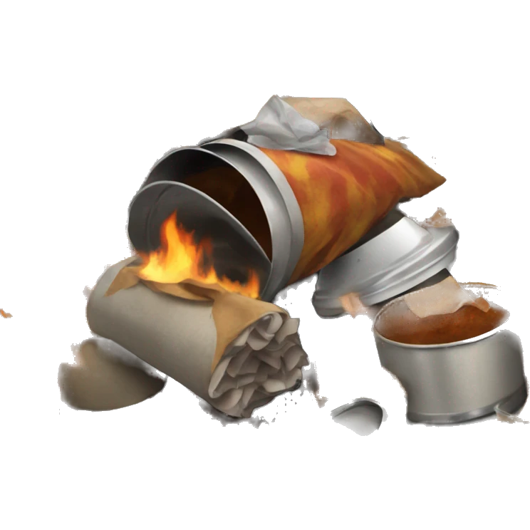 Garbage fire emoji