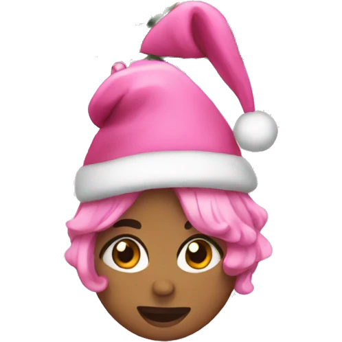 Pink christmas  emoji