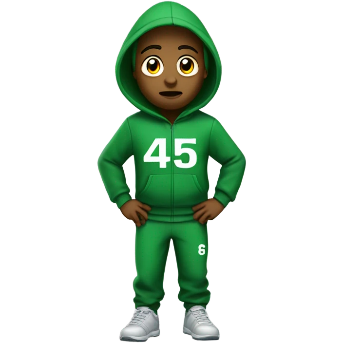 Player 456 from squid game emoji