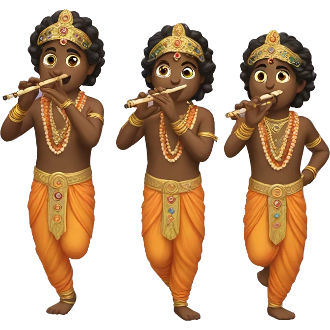  krishna flute emoji