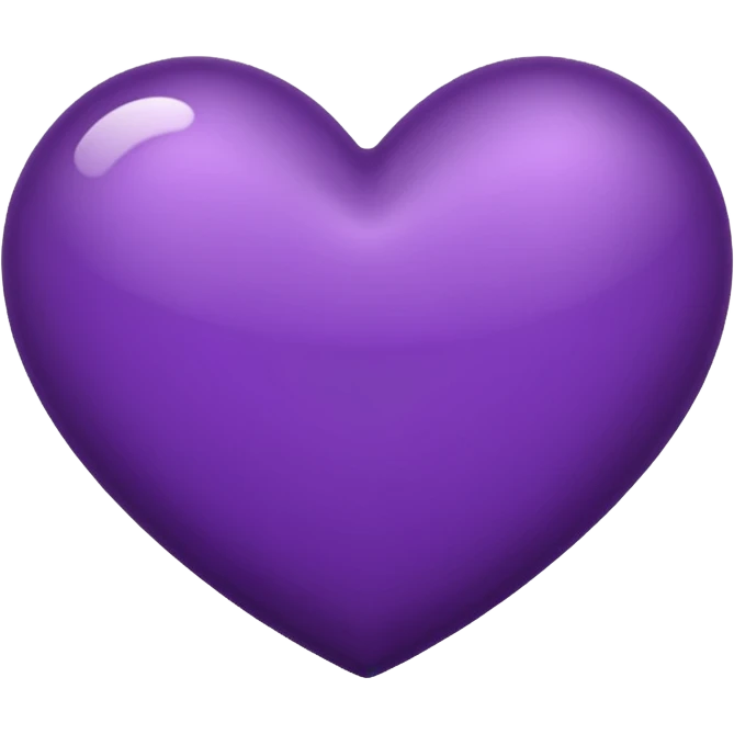 dark purple heart emoji emoji
