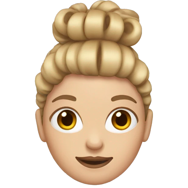 woman with brown to blond hair with hair rollers emoji