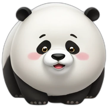 fat panda emoji