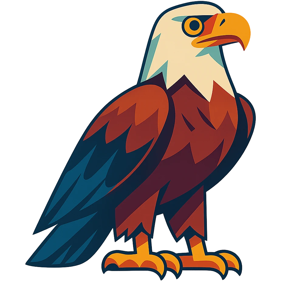 majestic and bold eagle emoji