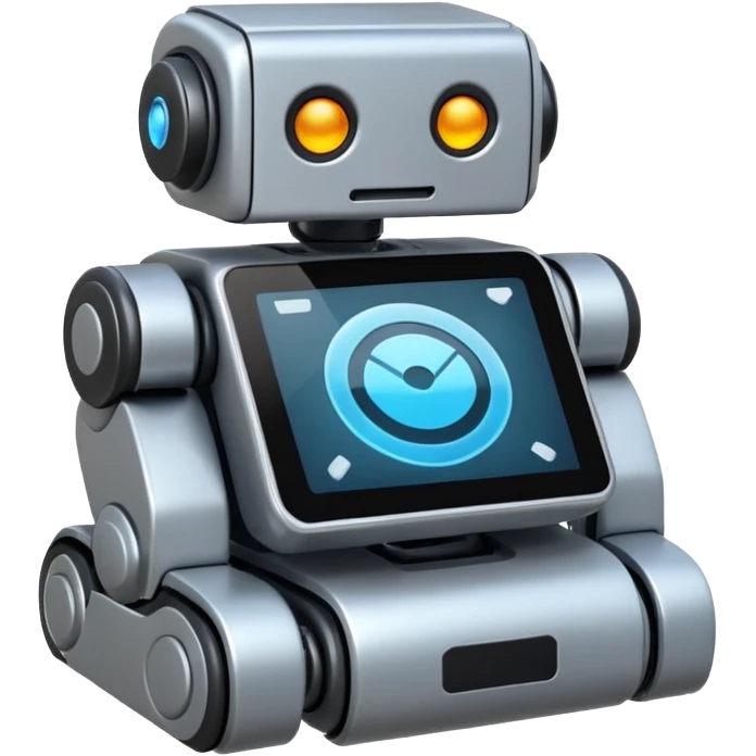 robotic stmoach emoji