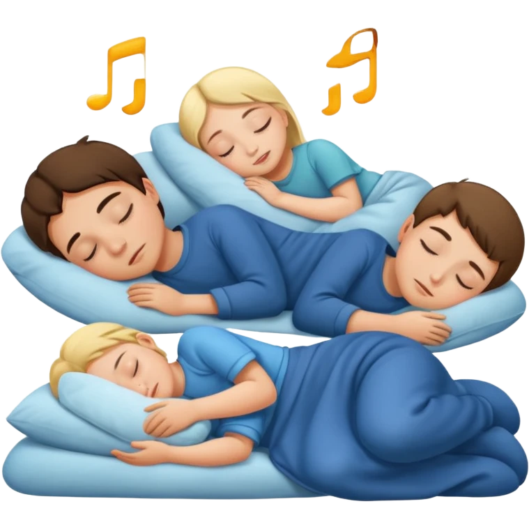 Kids asleep emoji