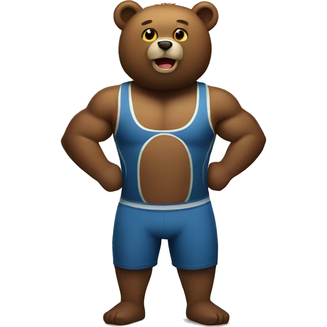 Gym bear emoji
