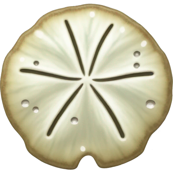 Sand dollar emoji