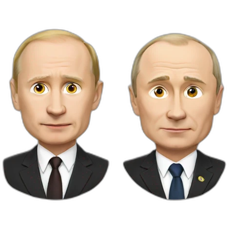 Putin and Karlson emoji