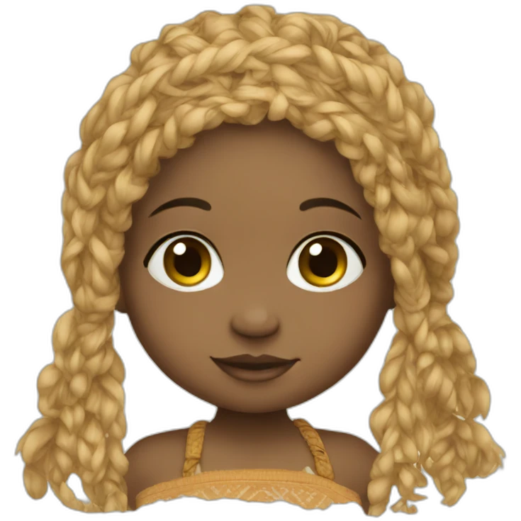 Newborn boho style emoji