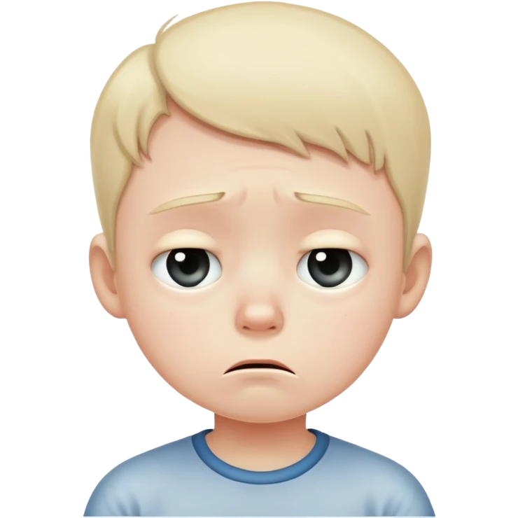 sad little boy emoji