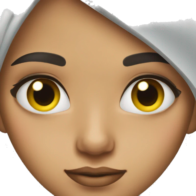 girl doing eyelashes  emoji