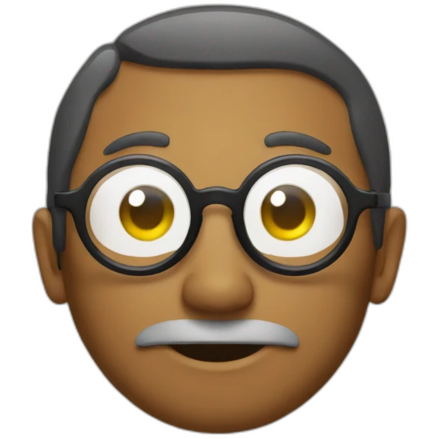 sircle glasses emoji