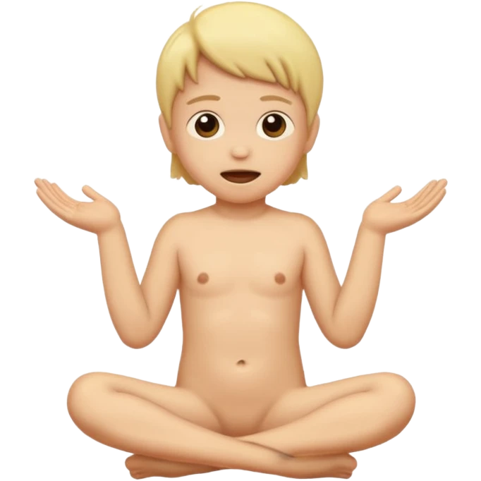 Child naked masturbating emoji