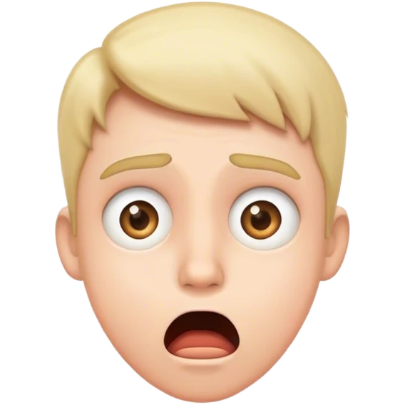 Shocked face emoji