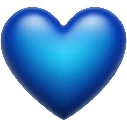 Blue heart  emoji