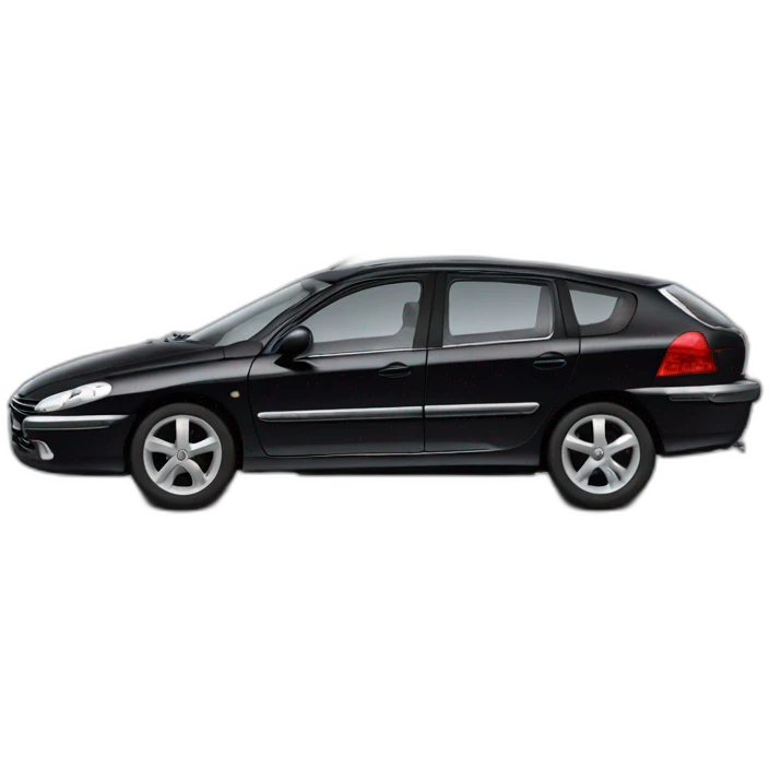 Peugeot 607 Phase 2 noir emoji