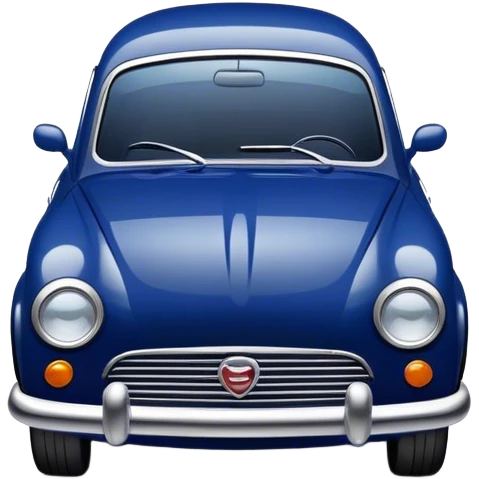 dark blue car emoji