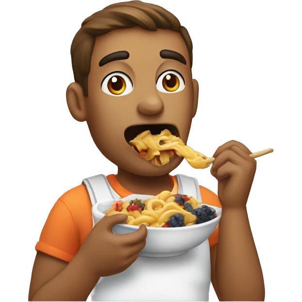 😮eating 🍆 emoji