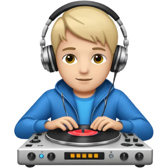 Boy dj emoji