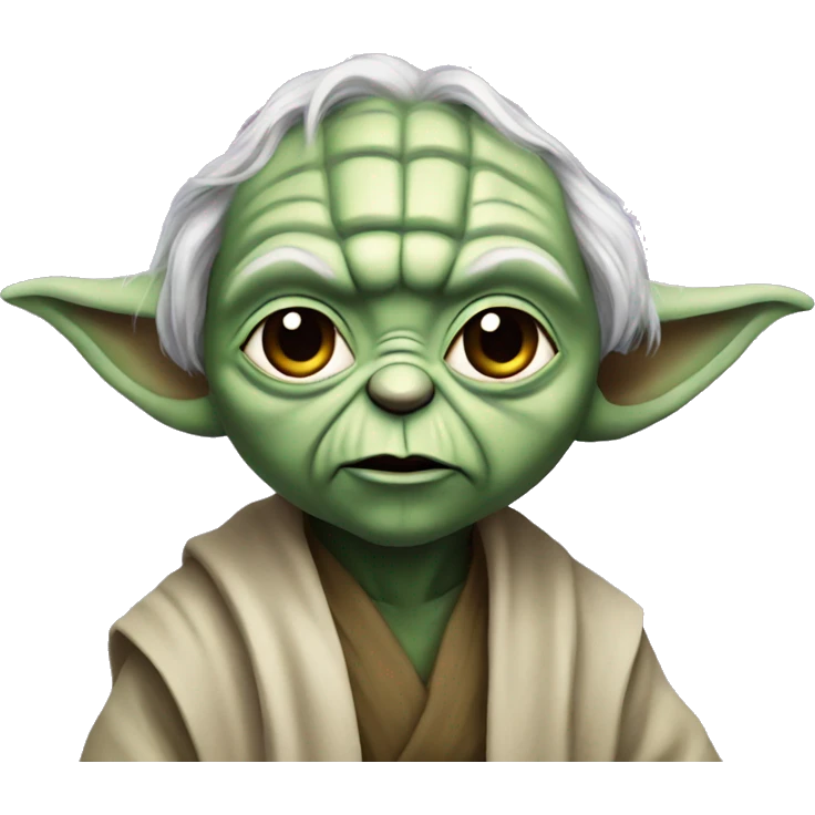 yoda with purple skin emoji