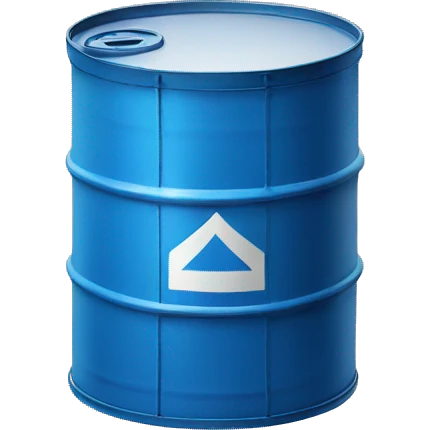 blue oil drum emoji