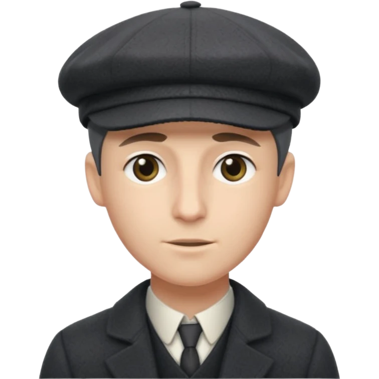 flat cap hat like Peaky Blinders emoji
