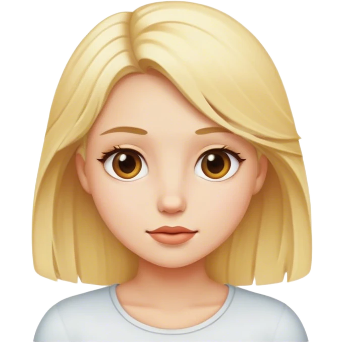 Blonde girl  emoji