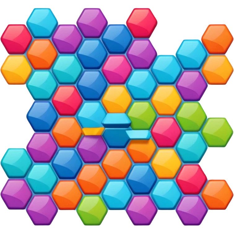 Block blast remix hexagon emoji