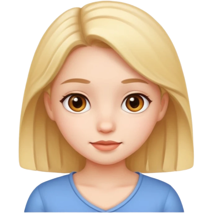 یه دختر ناز و ملوس emoji