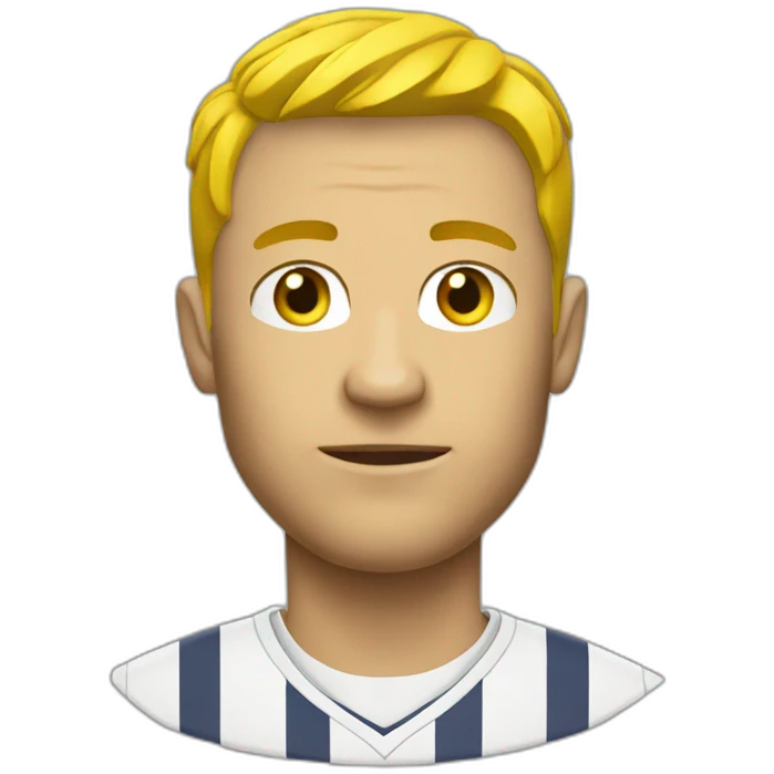 Carton jaune football emoji