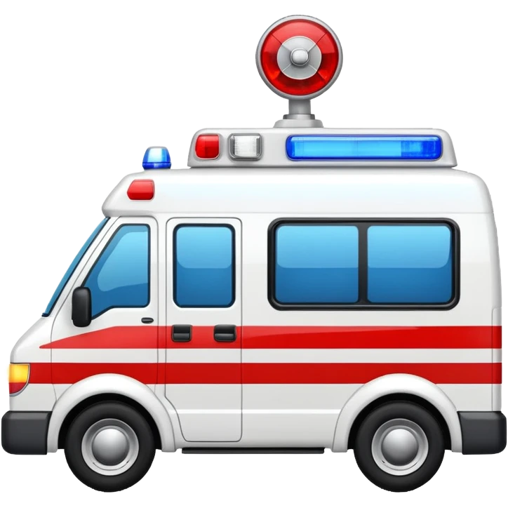 Emergency van emoji