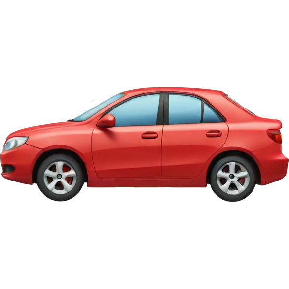 a car braking emoji