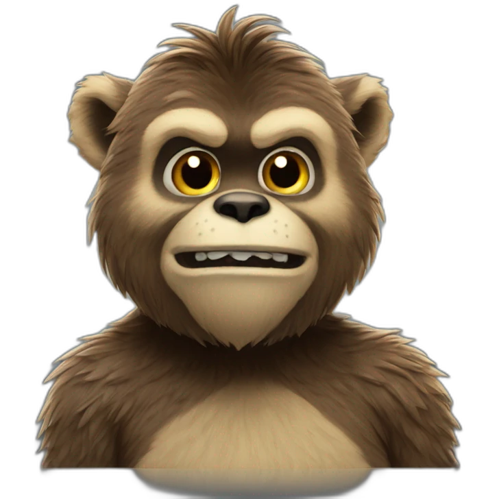 Ours grincheux emoji