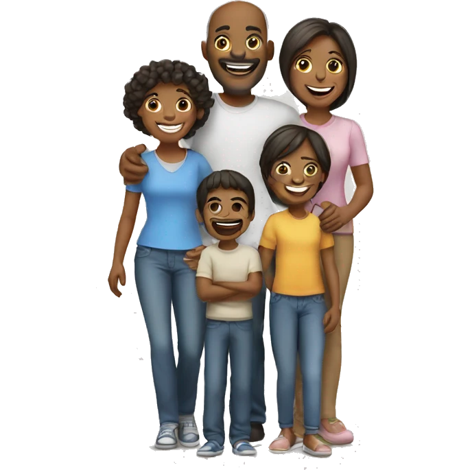 Happy family emoji