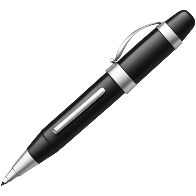 Emoji iOS d’une signature manuscrite : un petit gribouillage fluide au trait fin, style signature rapide au stylo. emoji