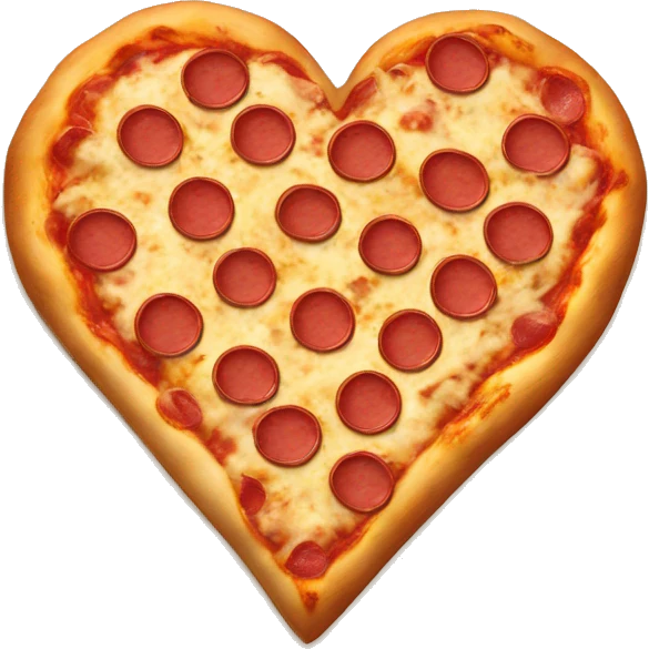 Pizza heart emoji