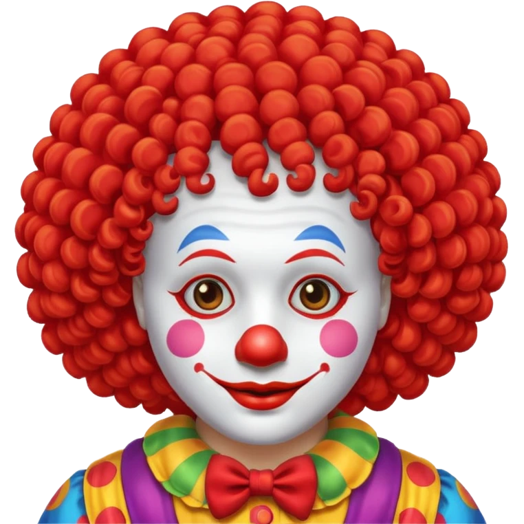 clown wig emoji