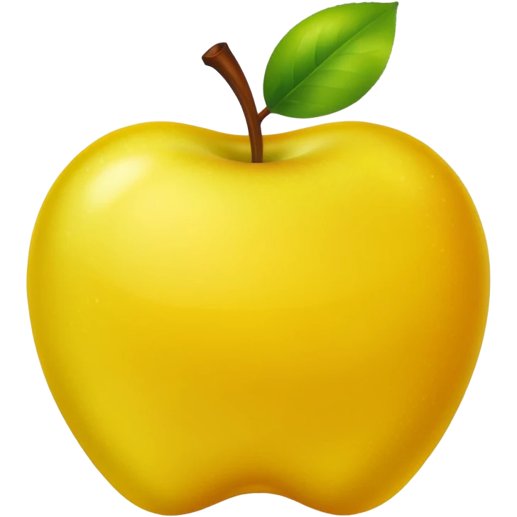 yellow  apple emoji