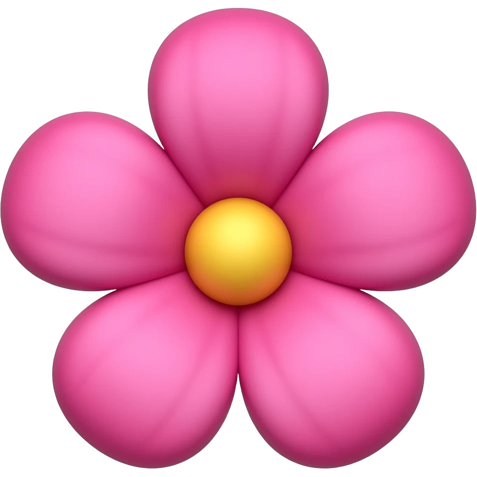 Pink colour emoji
