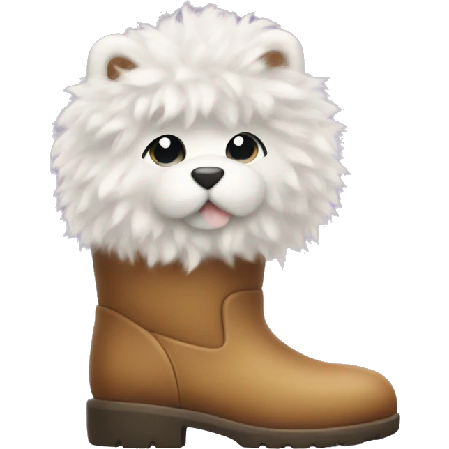 fluffy boots emoji