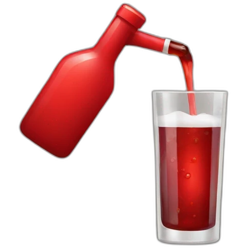 A red sign prohibiting drinking alcohol emoji