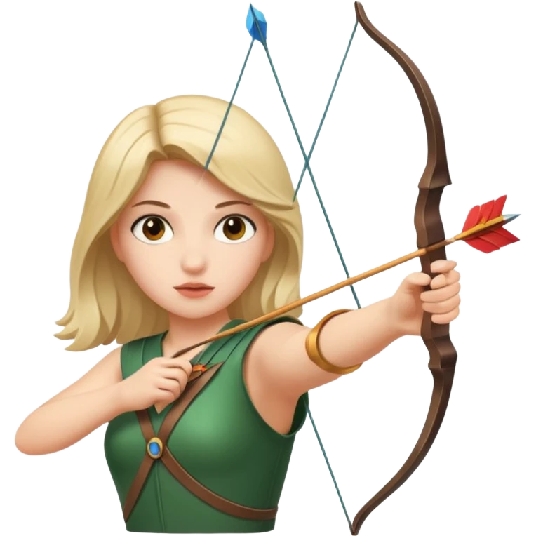 Mobile  legends  girl in icon shooting an arrow  emoji