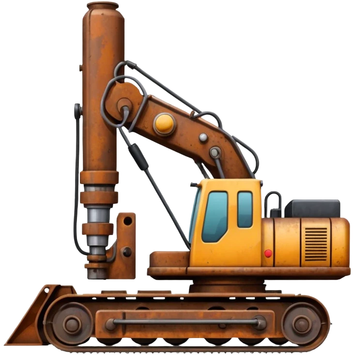 generate a drill machine on tracks emoji