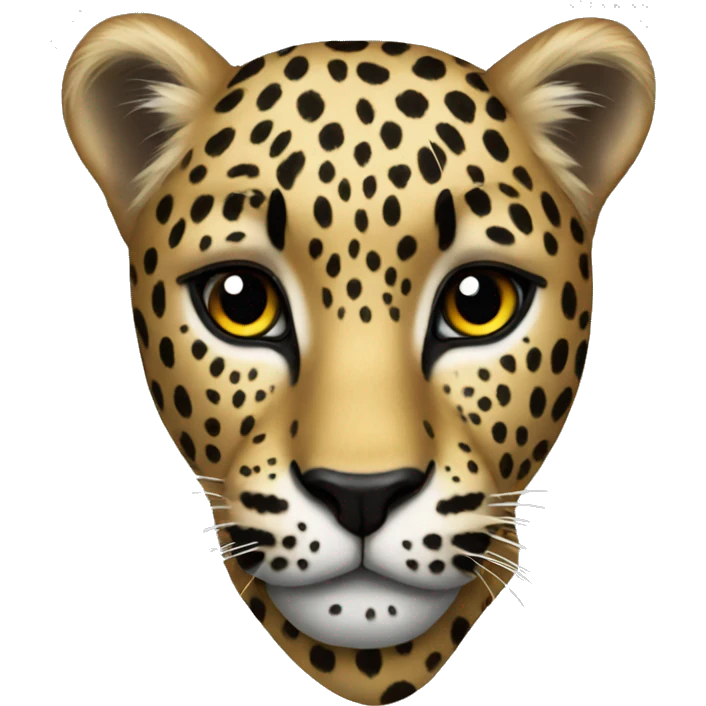 Leopard heart  emoji