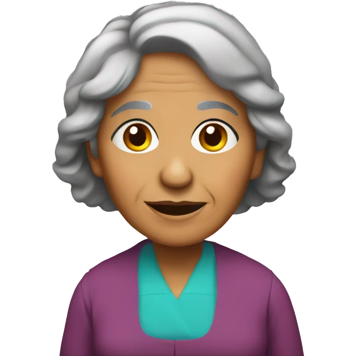 Old Hispanic woman  emoji