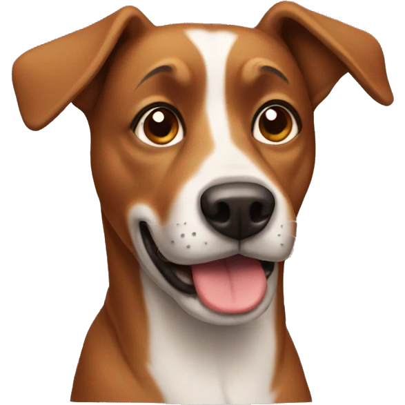 brown dog emoji