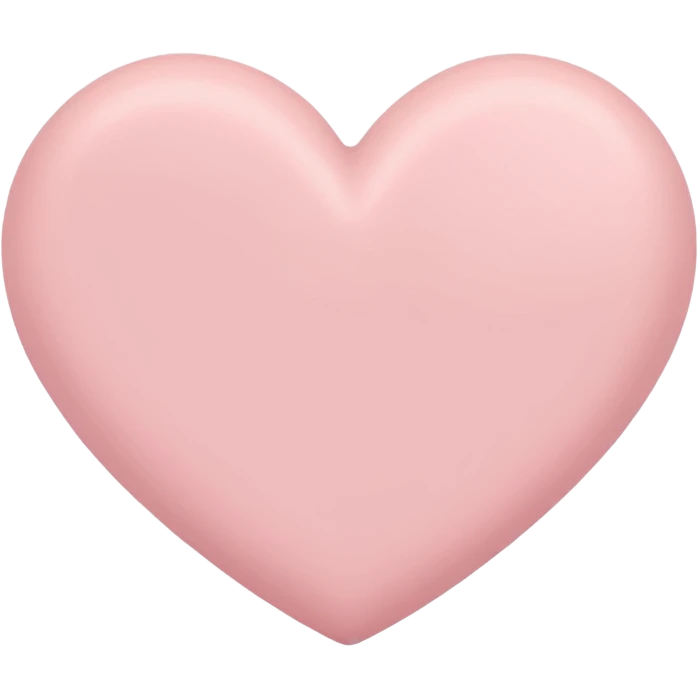 Unique powder pink hearts emoji